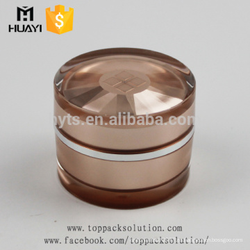 tarro cosmético de acrílico de oro color de rosa de lujo 30ml para la venta